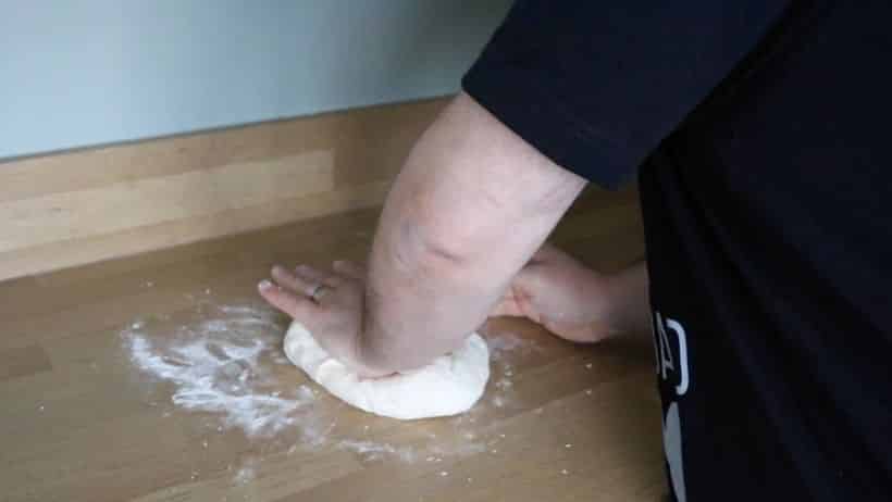 Imagine showing kneading of Neapolitan Dough