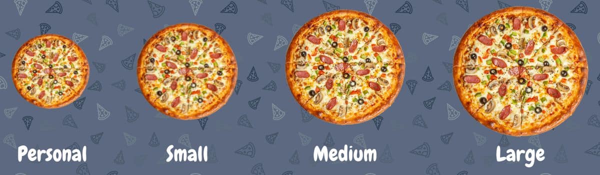 Pizza Size Chart - How many slices of pizza per person?